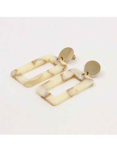 Boucles d'oreilles MACY Marbre Blanc votre