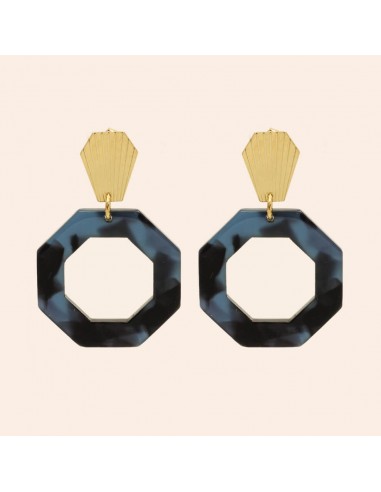 Boucles d'oreilles AVA Ecailles Bleues online