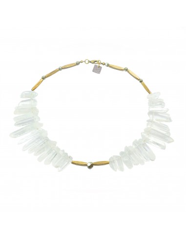 Collier-col White Crystal en ligne