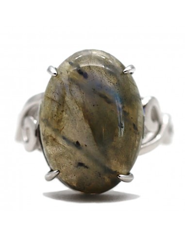 Bague Stella - Labradorite & argent 925 JUSQU'A -70%! 