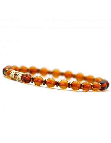 Bracelet ambre dorée - 6mm 50% de réduction en Octobre 2024