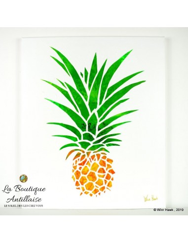 L'ANANAS VICTORIA - TABLEAU DÉCORATION ANTILLAISE votre