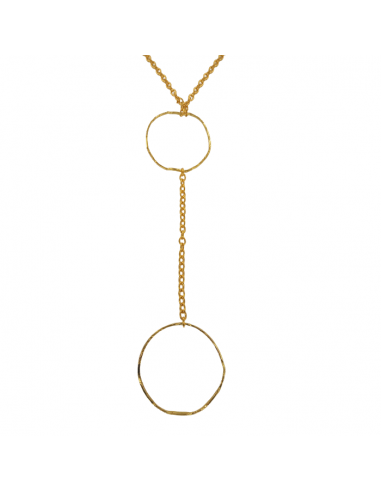 COLLIER CERCLE le des métaux précieux