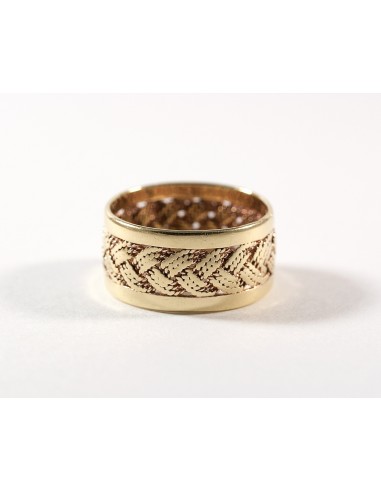 Bague tresse en or jaune Profitez des Offres !