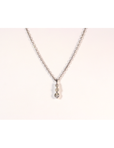 Collier Trois diamants livraison gratuite